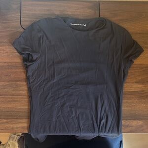 Abercrombie & Fitch Classic Black Short Sleeve Tee